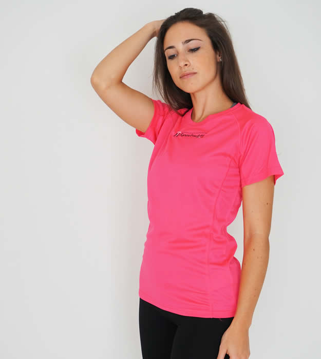 Maglietta runner da donna Fucsia - immagine 2